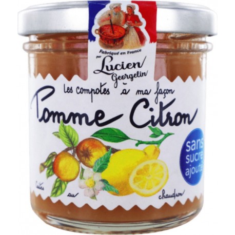 Lucien Georgelin Compote purée pomme citron