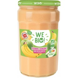 We Bio Compote pomme banane sans sucres ajoutés Bio !