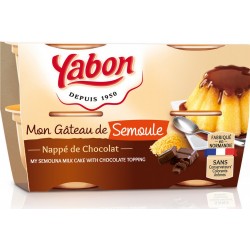 Yabon Desserts gâteau semoule chocolat