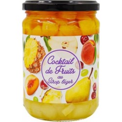 Agidra Cocktail De Fruits Au Sirop Léger - Pot 560g