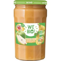 We Bio Purée de poire pomme bio sans sucres ajoutés !