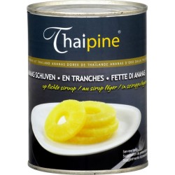 Thaipine Fruits au sirop ananas en tranches
