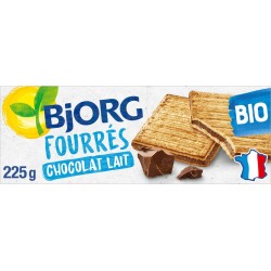 Bjorg Biscuits fourrés chocolat lait bio