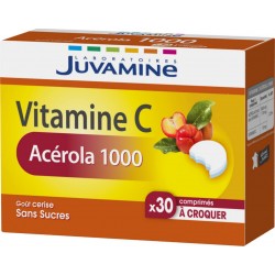 Juvamine Complément alimentaire vitamine C, acérola 1000 sans sucres
