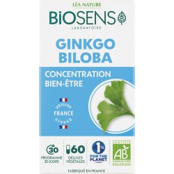 Biosens Complément alimentaire concentration et bien être au ginKgo