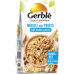 Gerble Céréales muesli aux fruits s/sucres ajoutés