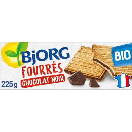 Bjorg Biscuits fourrés chocolat noir bio