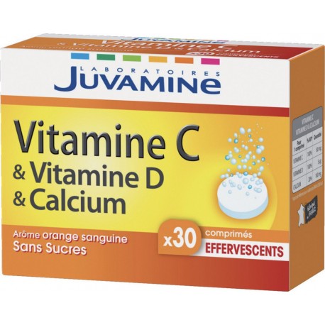 Laboratoires Juvamine Complément alimentaire vitamine C,D & calcium