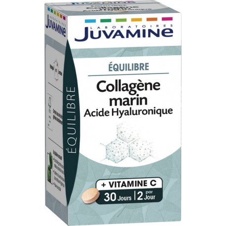 Juvamine Phyto Complément alimentaire collagène marin acide hyaluronique