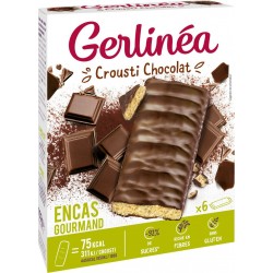 Gerlinea Barres crousti chocolat sans gluten 102g