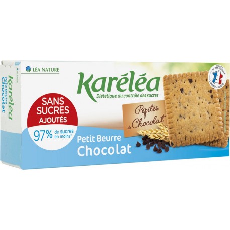 Karelea Biscuit petit beure pépite chocolat sans sucre ajoutéS