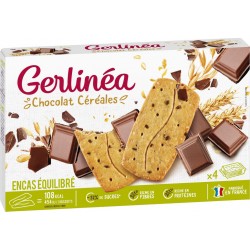 Gerlinea Biscuits chocolat céréales x4 50g
