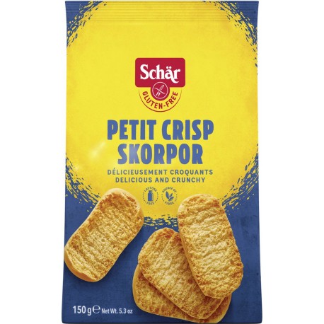 Schar Petits grillés Crisp Scorpor sans gluten et sans lactose