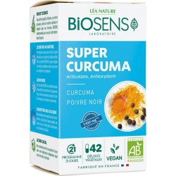 Biosens Complément alimentaire Bio curcuma & poivre