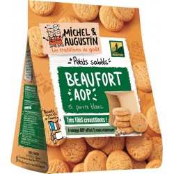 Michel Et Augustin Biscuits apéritifs sablés Beaufort/poivre 100g (lot de 5)