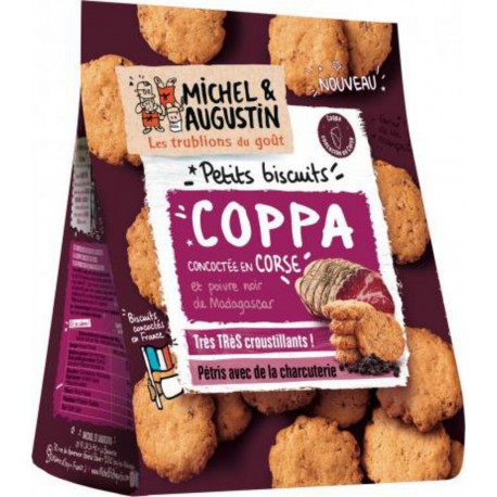 Michel Et Augustin Biscuits apéritifs charcuterie coppa 90g