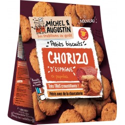 Michel Et Augustin Biscuits apéritifs charcuterie chorizo 90g