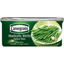 Cassegrain Haricots Verts Extra Fins 200g (lot de 10)