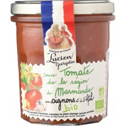 Lucien Georgelin Oignon Ail Bio Sauce tomate OIGNON & AIL BIO 300g (lot de 6)