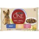 Purina One Repas pour chien mini adulte Bœuf Poulet 4 sachet de 100g (lot de 10)