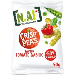 N.A! Biscuits apéritifs soufflé tomate & basilic 50g (lot de 10)