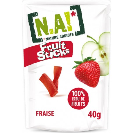 N.A! Confiserie fruit fraise 50g (lot de 20)