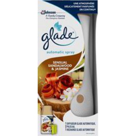 Glade Diffuseur automatique Sensual Sandalwood Jasmine le diffuseur de 269ml