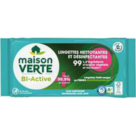 MAIS.VERTE M.VTE LINGETTES DESINFECTANTES