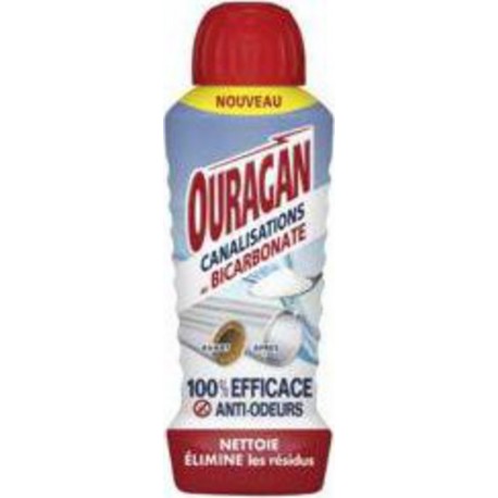 Ouragan Gel nettoyant au bicarbonate - entretien des canalisations flacon 700ml