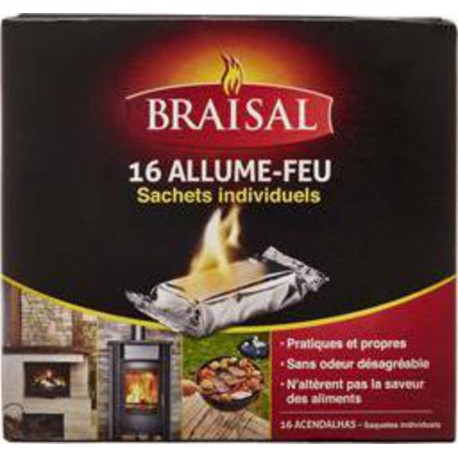 BRAISAL CUBES ALLUME FEU X16