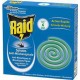 Raid Spirales anti-moustiques et moustiques tigres les 10 spirales de 11,5g