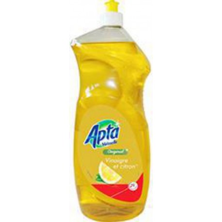 Apta Liquide vaisselle dégraissant Original vinaigre et citron  1,5L