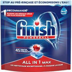 Finish Powerball - Tablettes lave-vaisselle Tout en 1 x45 tablettes 733,5g