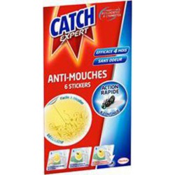 CATCH STICKERS A/MOUCH JAUNEX6