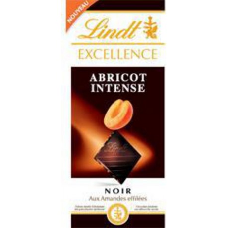 LINDT EXCEL.NOIR ABRICOT 100G