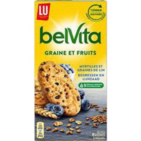 LU BELVITA MYRTILLE & GRAINES270G