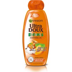 Garnier Ultra Doux Shampooing 2 en 1 abricot et coton
