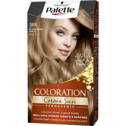 Schwarzkopf Palette Coloration soin permanente Blond Clair Sable 386