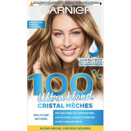 Garnier 100 Ultra Blond Coloration cristal mèches GARNIER 100% ULTRA BLOND