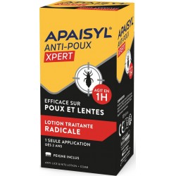 Apaisyl Traitement Anti-poux Xpert agit en 1h