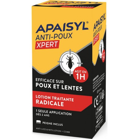 Apaisyl Traitement Anti-poux Xpert agit en 1h