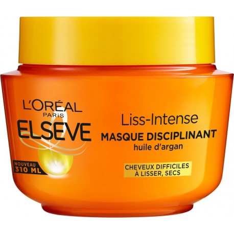 L Oreal Masque cheveux elseve soin liss-intense à huile d'argan L'OREAL