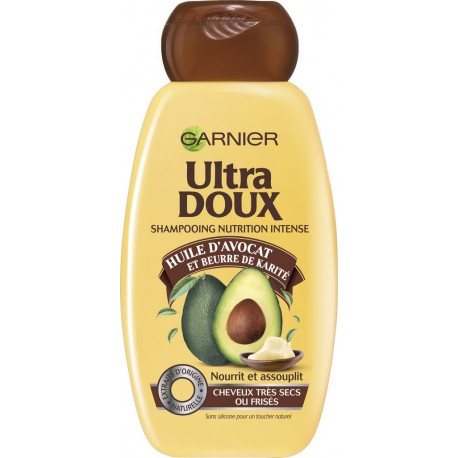 Ultra Doux Shampooing à l'huile d'avocat et beurre de karité 250ml