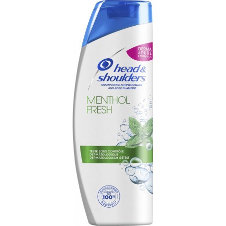 Head Shoulders Shampoing antipelliculaire fresh menthol HEAD & SHOULDERS