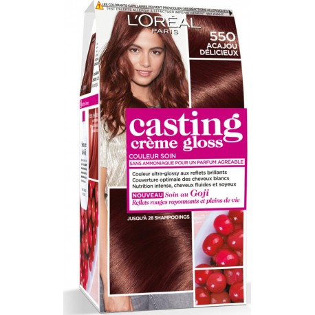 L Oreal Paris Coloration semi-permanente crème gloss 550 acajou délicieux L'OREAL PARIS