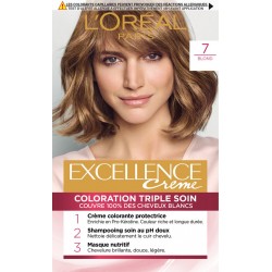 L Oreal Paris Excellence Creme Coloration permanente 7 blond L'OREAL PARIS EXCELLENCE CREME