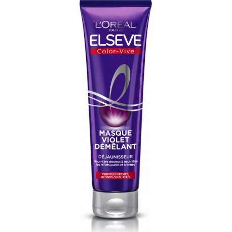 L Oreal Masque Violet CheveuxDéjaunisseur blond, méchés ou blancs L'OREAL