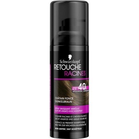 Schwarzkopf Coloration spray retouche racines Châtain Foncé