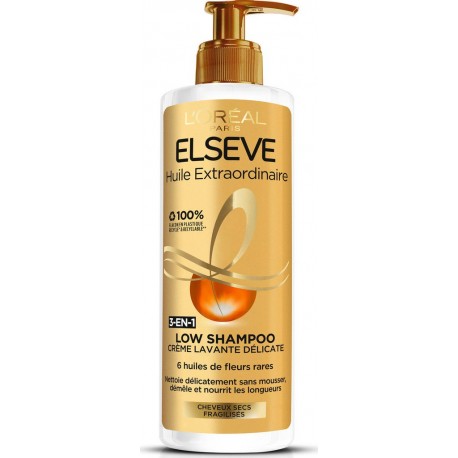 Elseve Shampooing huile extraordinaire lowpoo 400ml