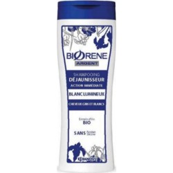 Biorene Shampooing Déjaunisseur Idéal cheveux Gris & Blanc à l'Iris Bio